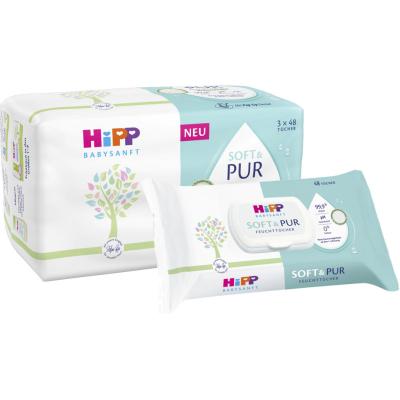 HiPP Babysanft Feuchtt. Soft & Pur 3x48
