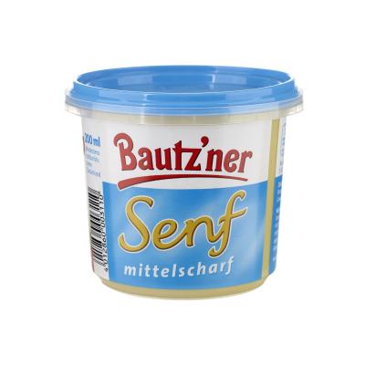 Bautzner Senf mittelscharf Becher 200ml
