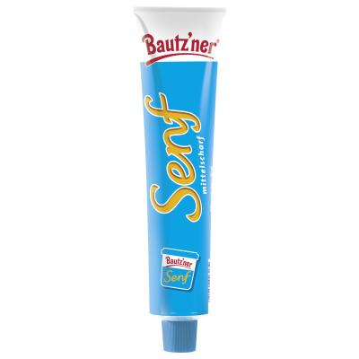 Bautzner mittelscharfer Senf Tube 200ml