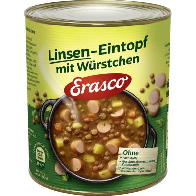 Erasco Linsen-Eintopf mit Würstchen 800g