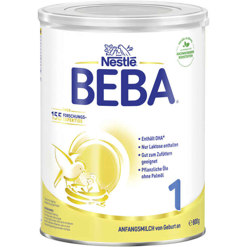 NESTLE BEBA 1 Anfangsmilch von Geburt an, 800g