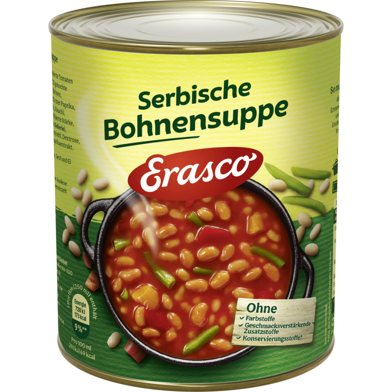Erasco Serbian Bean Soup 750ml