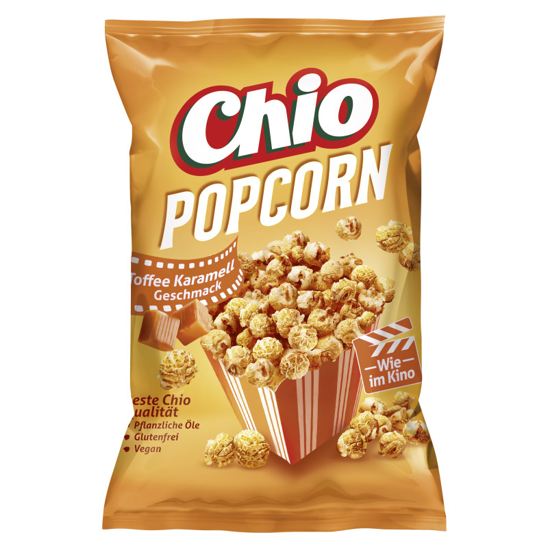 Chio Popcorn Toffee Karamell 120g