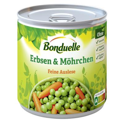 Bonduelle Erbsen mit Möhrchen Feine Auslese 400G
