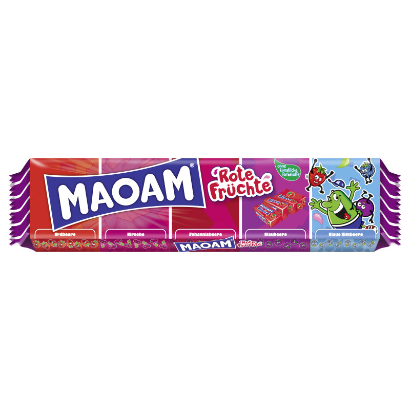 MAOAM Bloxx Rote Früchte 10er = 220g