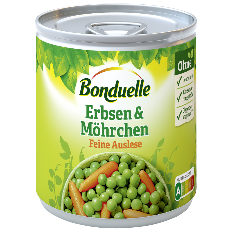 Bonduelle Erbsen mit Möhrchen Feine Auslese 200G