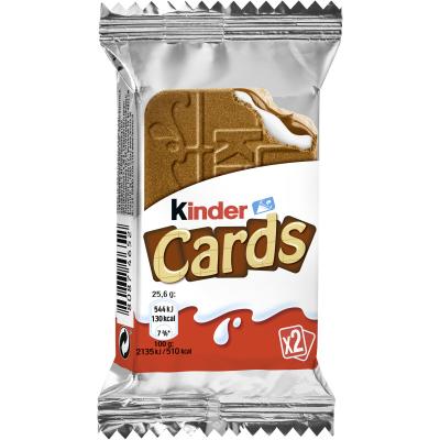 Ferrero Kinder Cards 2 pcs 25.6g
