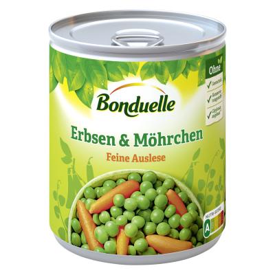 Bonduelle Erbsen mit Möhrchen Feine Auslese 800G