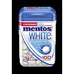 MENTOS Kaugummi Gum White Peppermint 100er = 88g