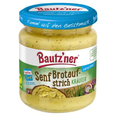 Bautz'ner Senf Brotaufstrich Gartenkräuter Glas 200ml