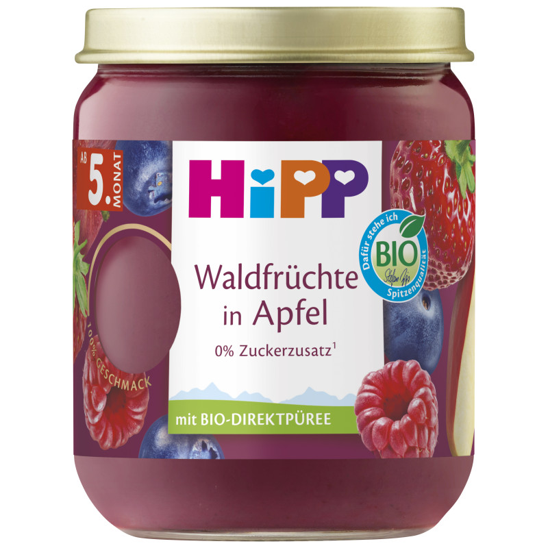 HiPP Waldfruechte in Apfel 160g