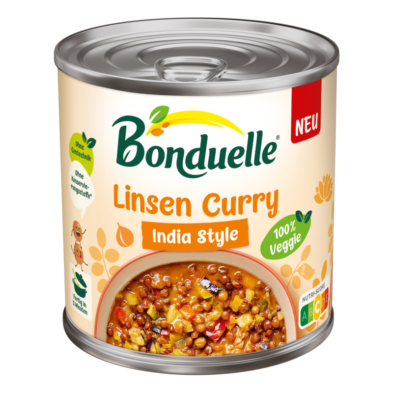 Bonduelle Linsen Curry 400g