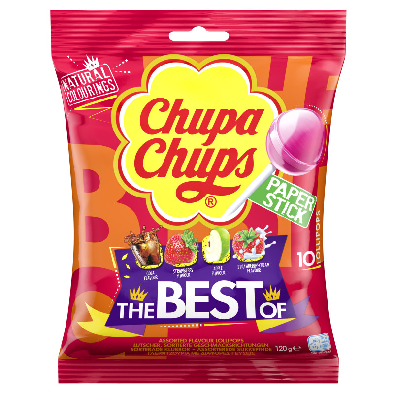 Chupa Chups CHUPA CHUPS THE BEST OF 10ER BEUTEL 120g