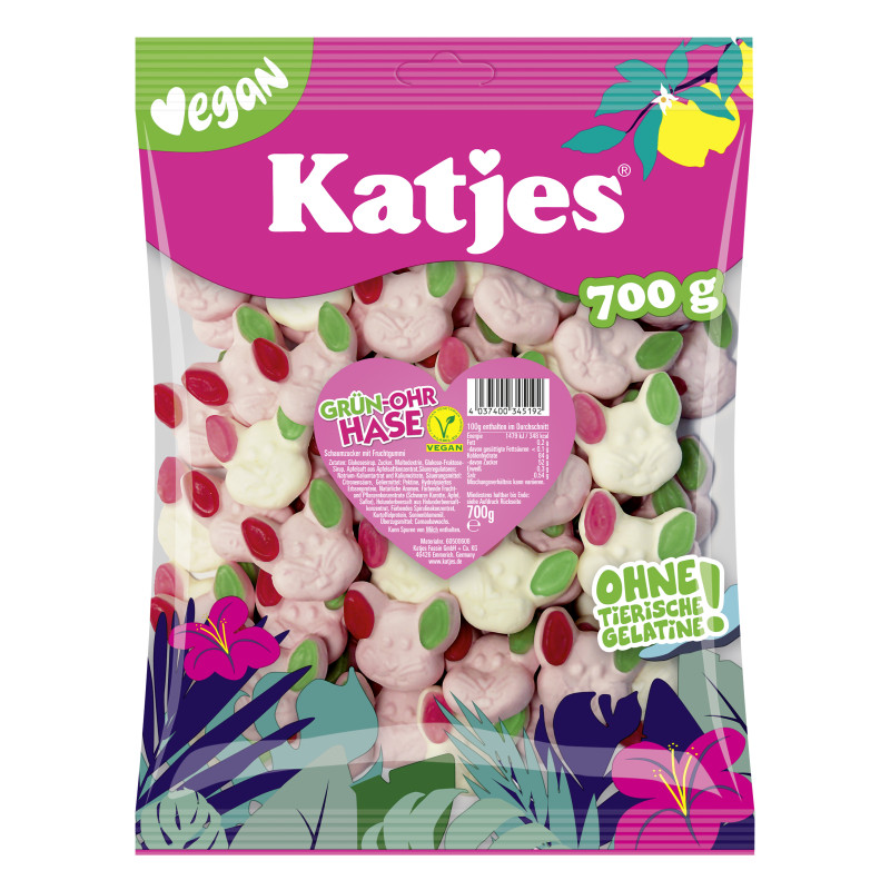 Katjes Grün-Ohr Hase 700 g