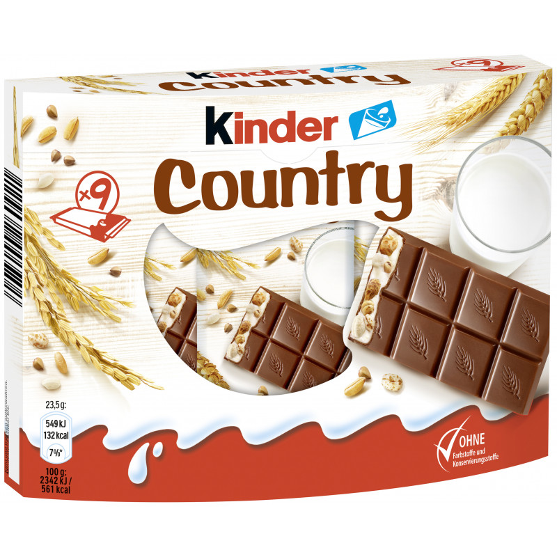 Ferrero Kinder Country 9er 211,5g