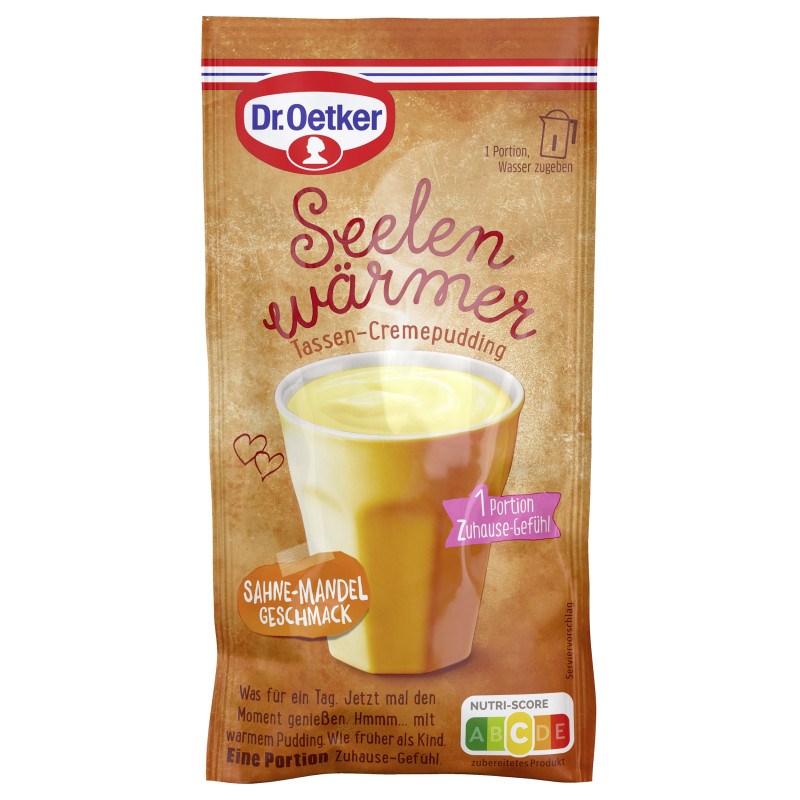Dr. Oetker Seelenwärmer Pudding Sahne-Mandel 150ml