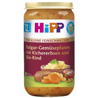 HiPP Bulg.Gem.pfanne/Kich.erb./Rind 250g