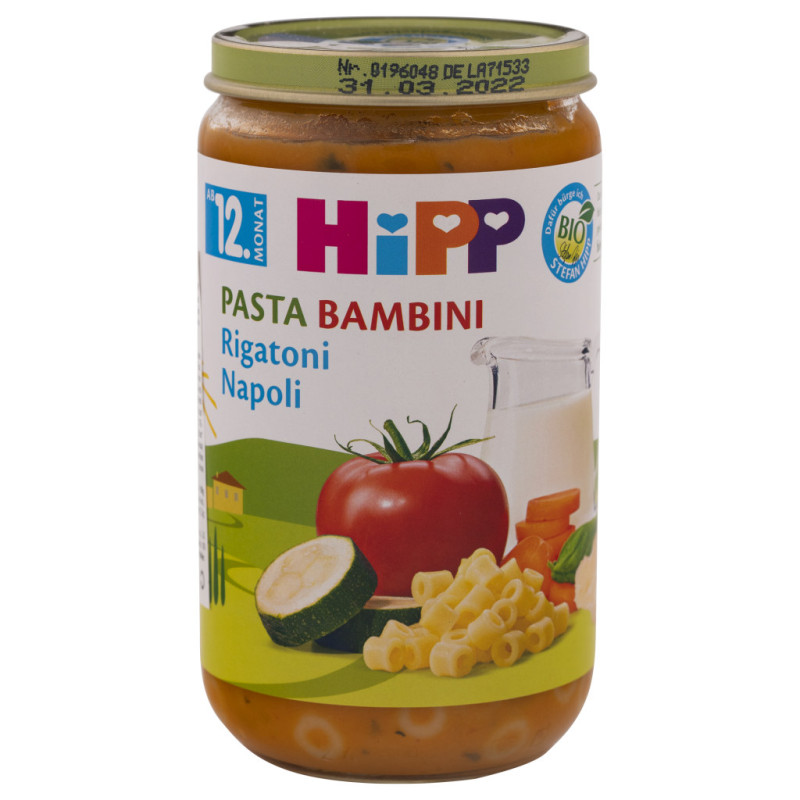 HiPP Pasta Bambini - Rigatoni Napoli 250g