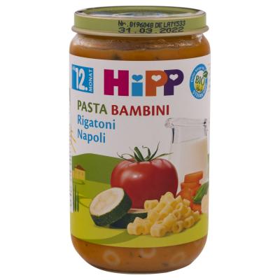 HiPP Pasta Bambini - Rigatoni Naples 250g