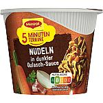 MAGGI 5 MINUTEN TERRINE Nudeln in dunkler Gulaschsauce 60g
