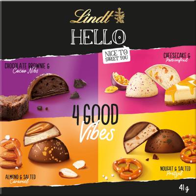 Nur Display: Lindt HELLO 4 Good Vibes 41g