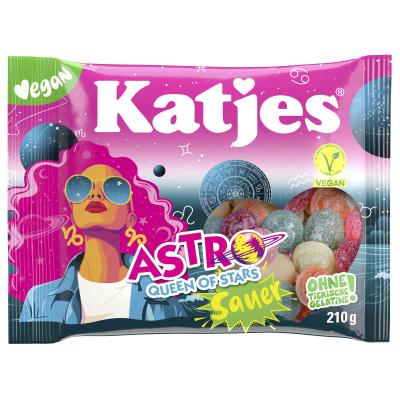 Katjes Astro Queen of Stars Sauer 210g