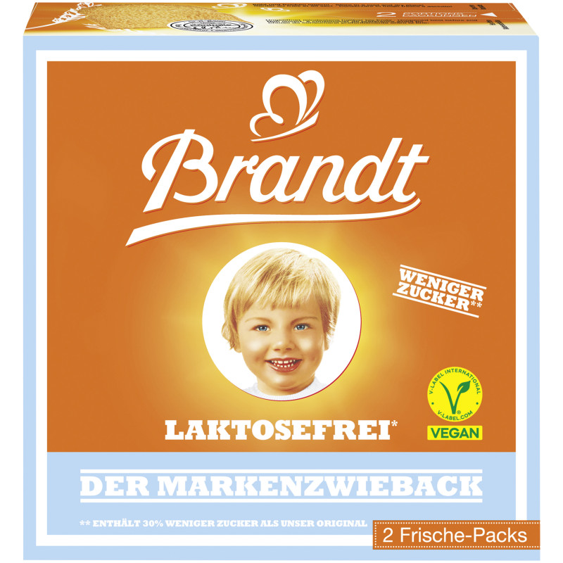 Brandt Der Markenzwieback laktosefrei 225g