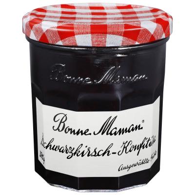 Bonne Maman Schwarzkirsch-Konfitüre 370g
