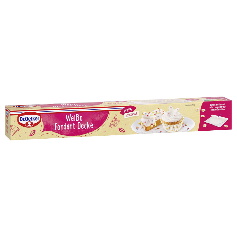 Dr. Oetker Weiße Fondant Decke 450g