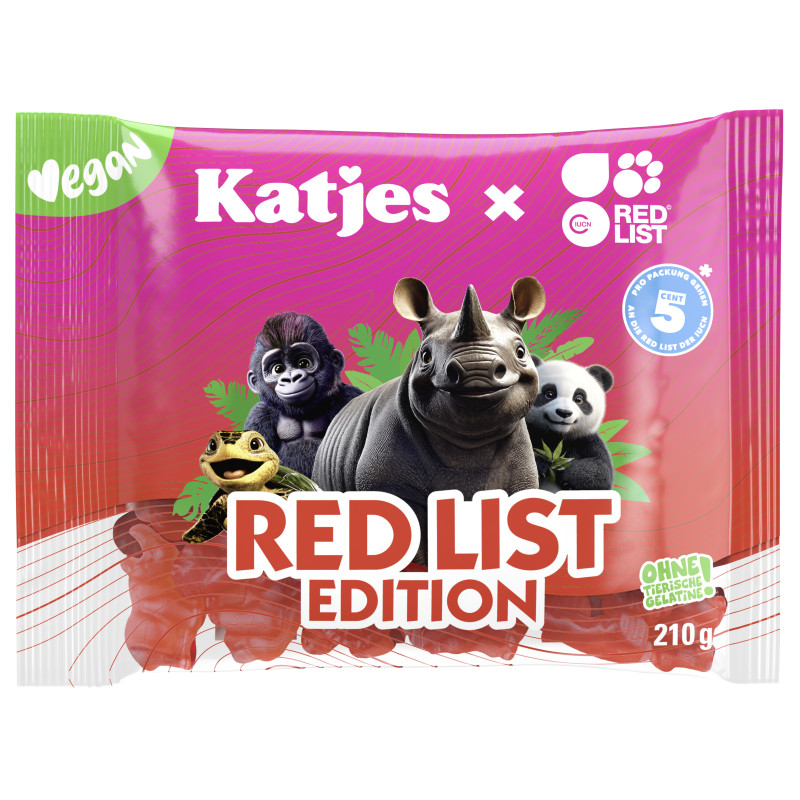 Katjes Red List Edition 210g