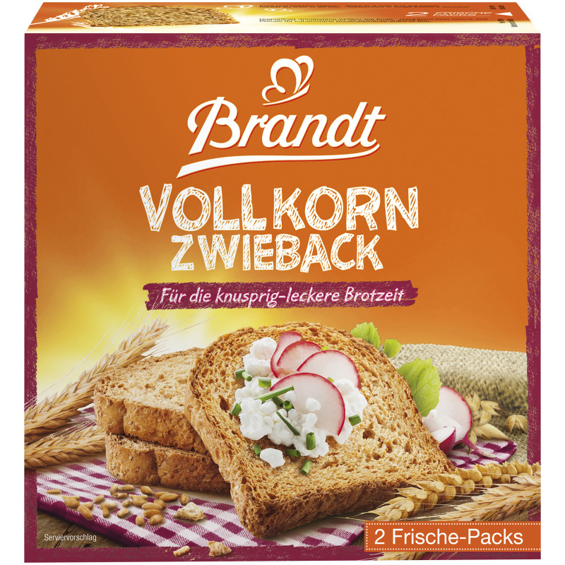 Brandt Vollkorn Zwieback 225g
