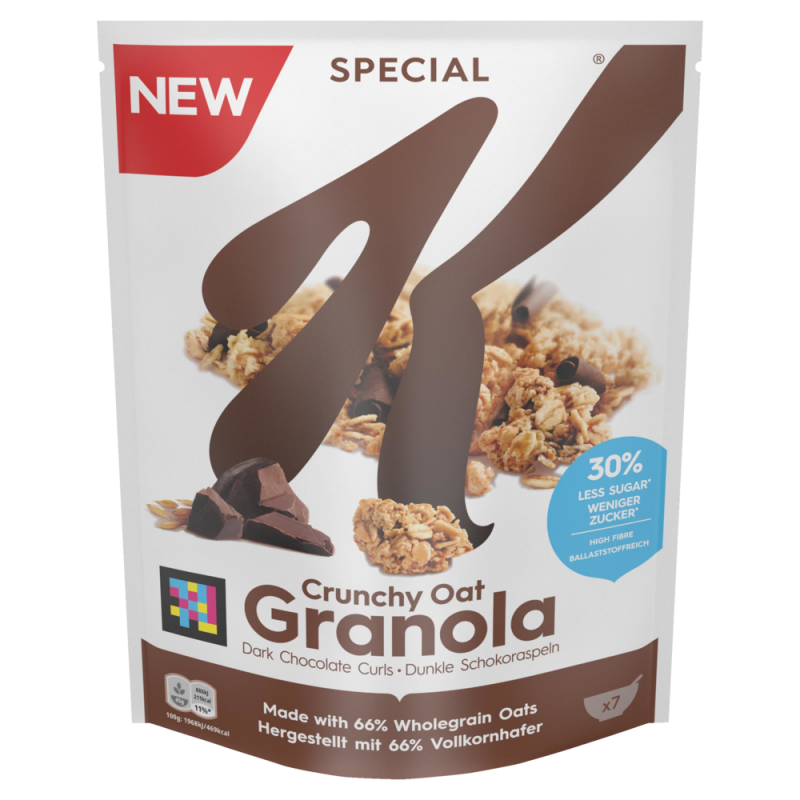 Kelloggs Crunchy Oat Müsli Granola, Dark Coco 320g