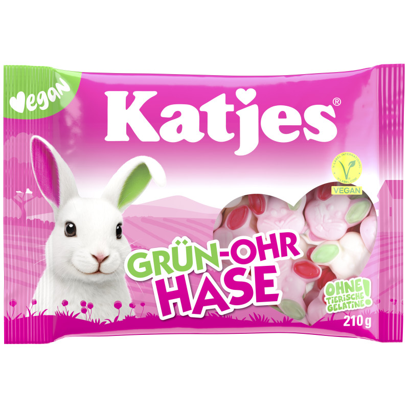 Katjes Grün-Ohr Hase 210g