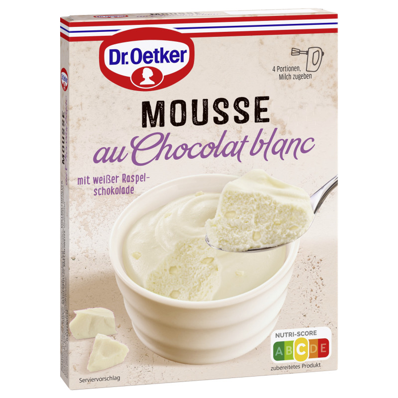 Dr. Oetker Mousse au Chocolat blanc 250ml