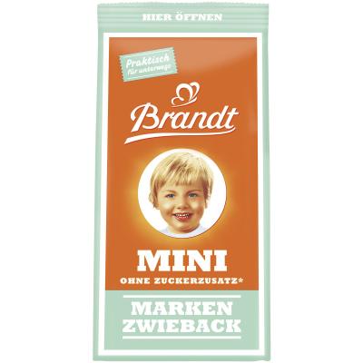Brandt Mini Markenzwieback ohne Zuckerzusatz 90g