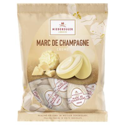 Niederegger Marc de Champagne Eier in weißer Schokolade im Beutel 87g