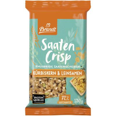 Brandt Saaten Crisp Kürbiskern & Leinsamen 130g