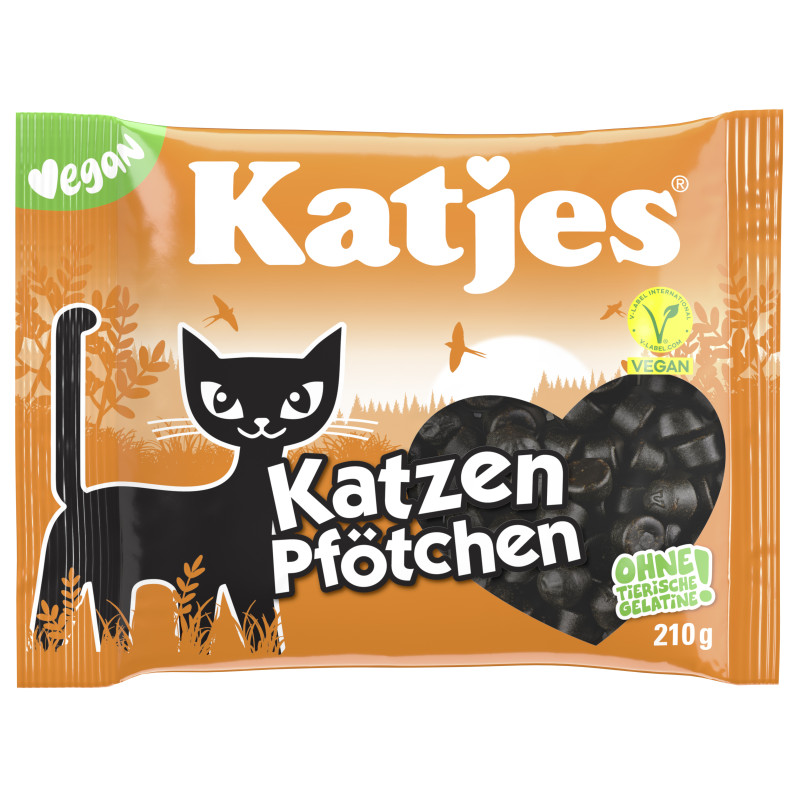 Katjes Katzen Pfötchen 210g