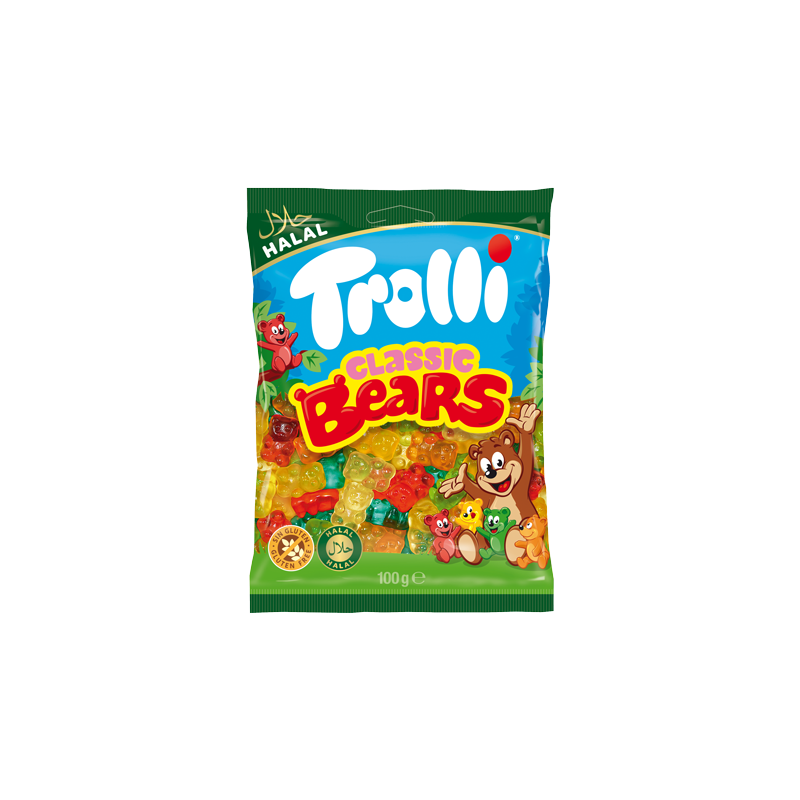 Trolli Halal Classic Bears 100g