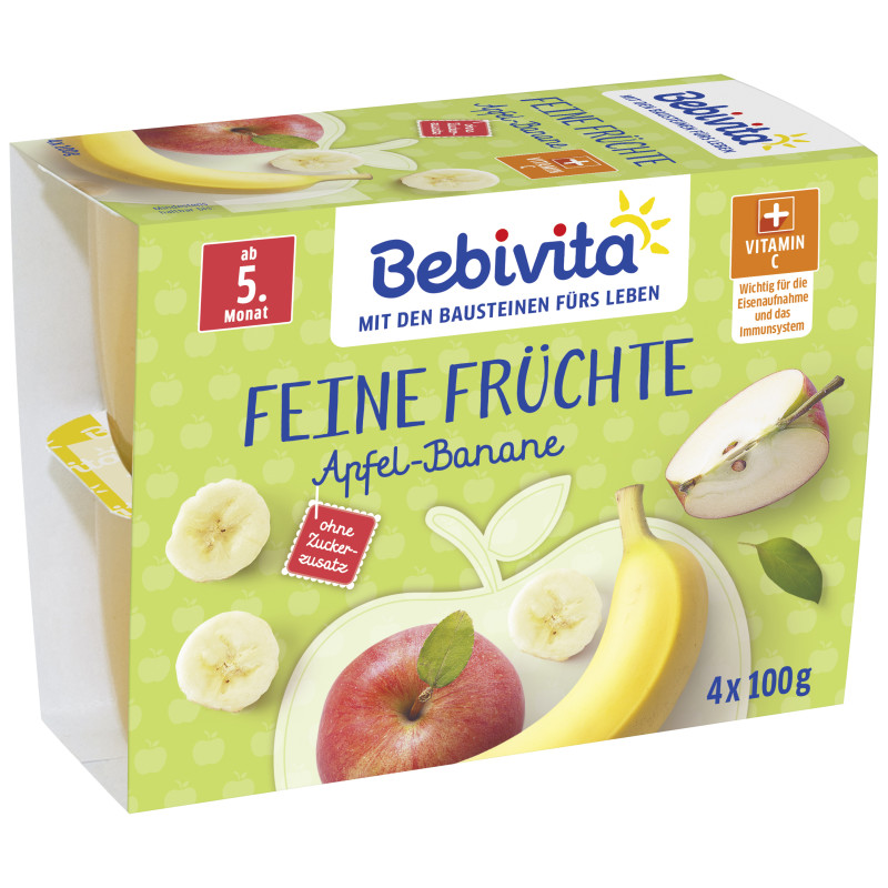 Bebivita Feine Fruechte Apfel-Banane 400g