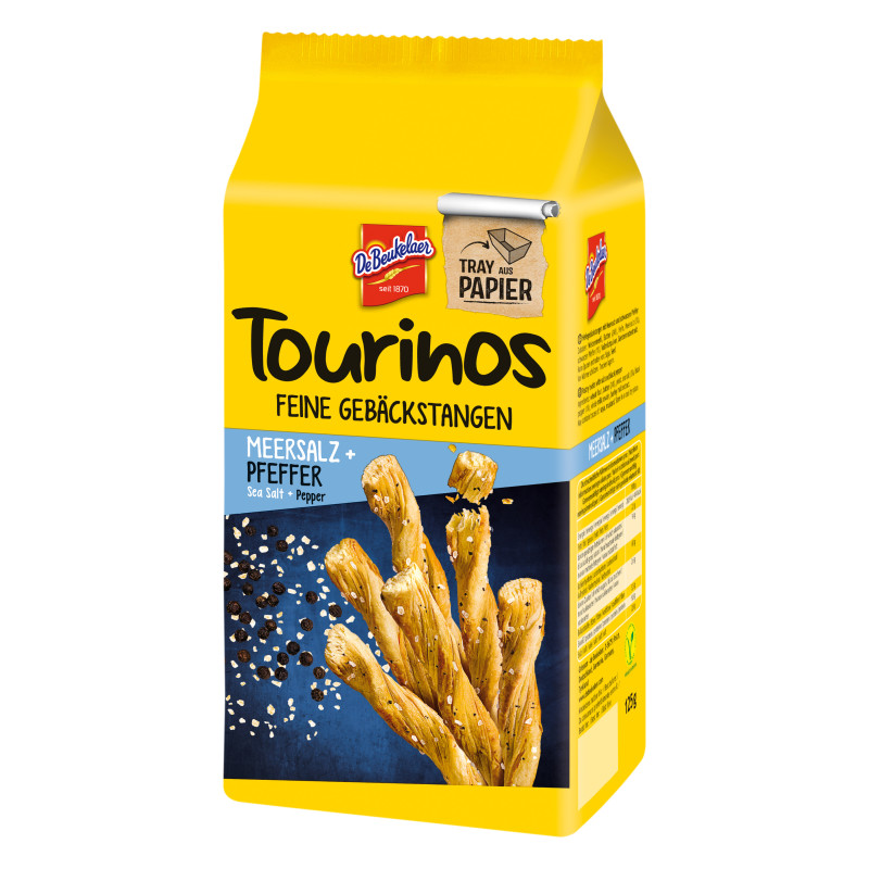 De Beukelaer Tourinos Sea salt & black pepper 125g