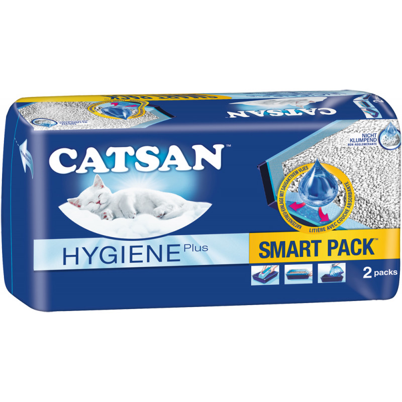 CATSAN™ Hygiene Plus SMART PACK™ 2 x 4l
