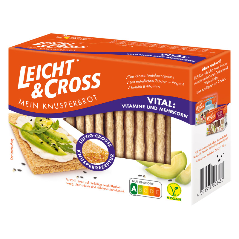 Light & Cross Crispy Bread Vital 125g