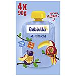 Bebivita Quetschbeutel Frucht Multifrucht, 4x90g