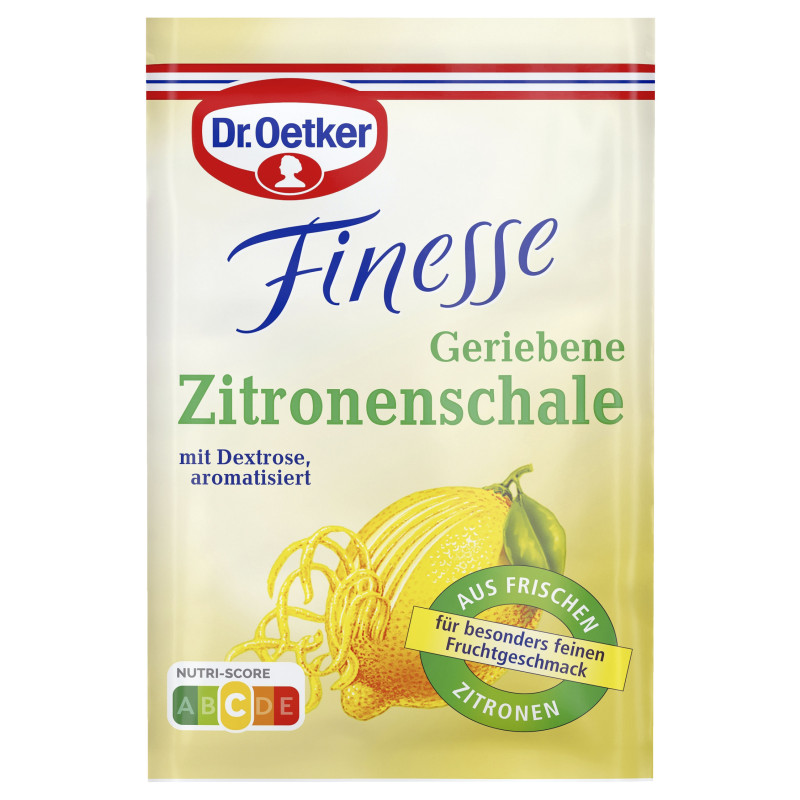 Dr. Oetker Finesse Geriebene Zitronenschale 3er 18g