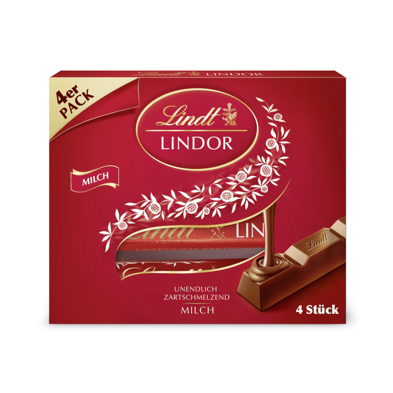 Lindt LINDOR Milk Multipack 100g
