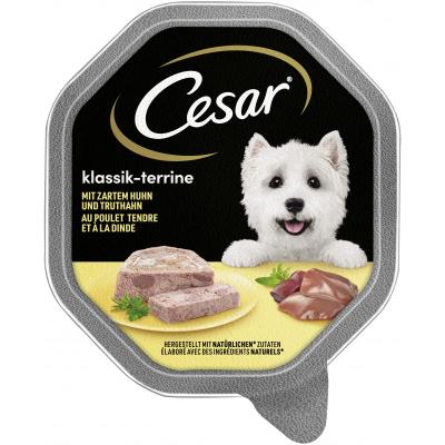 CESAR® Schale Klassik-Terrine mit Huhn und Truthahn 150g