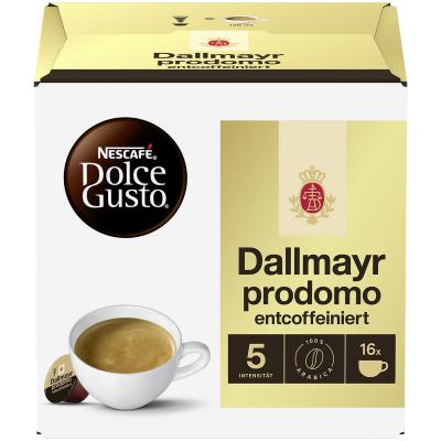 DOLCE GUSTO DALLMAYR Prodomo entcoffeiniert 16 Capsule = 128g
