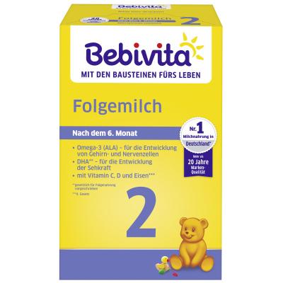 Bebivita Milchnahrung 2 Folgemilch, 500g