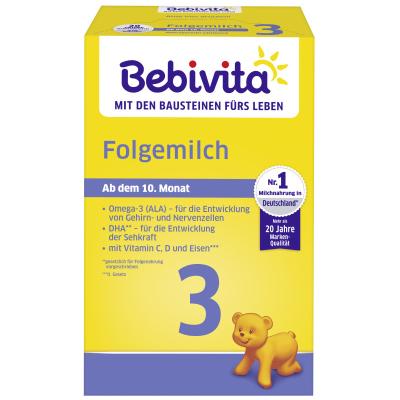 Bebivita Milchnahrung 3 Folgemilch, 500g